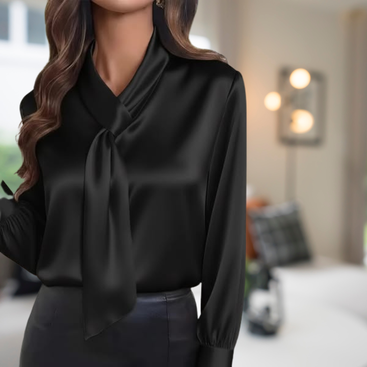 Dorottya - Elegante Blusa De Satén