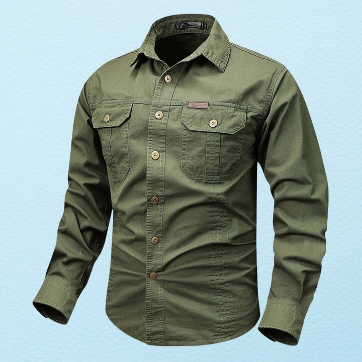 Theodor - Camisa De Manga Larga Con Bolsillo
