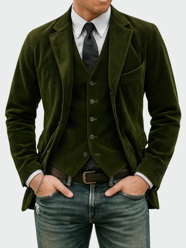 Gunnar - Blazer y Chaleco De Pana