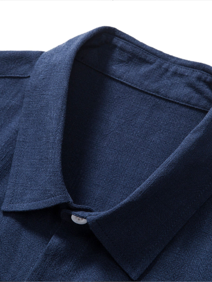 Booker - Camisa De Mezcla De Lino Con Pantalón Recto