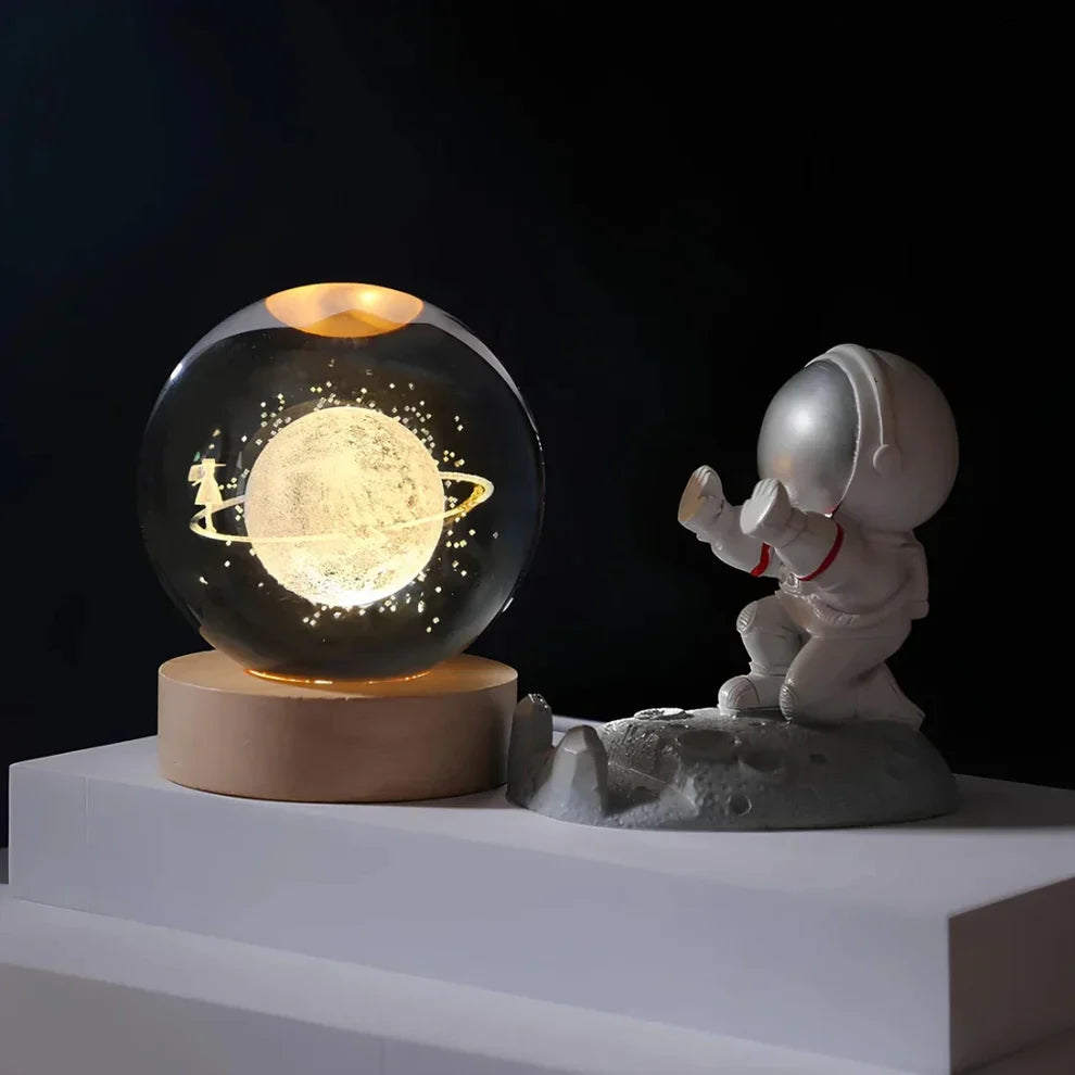 Glow Sphere – Lámpara Luminosa Con Bola De Cristal