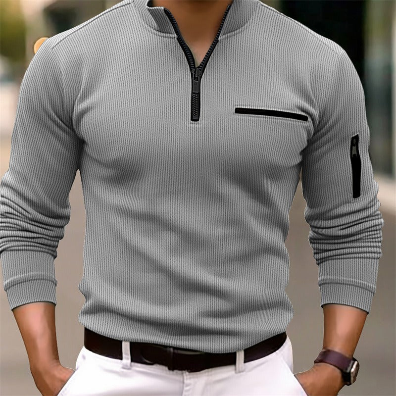 Talor - Camisa De Manga Larga Con Cremallera