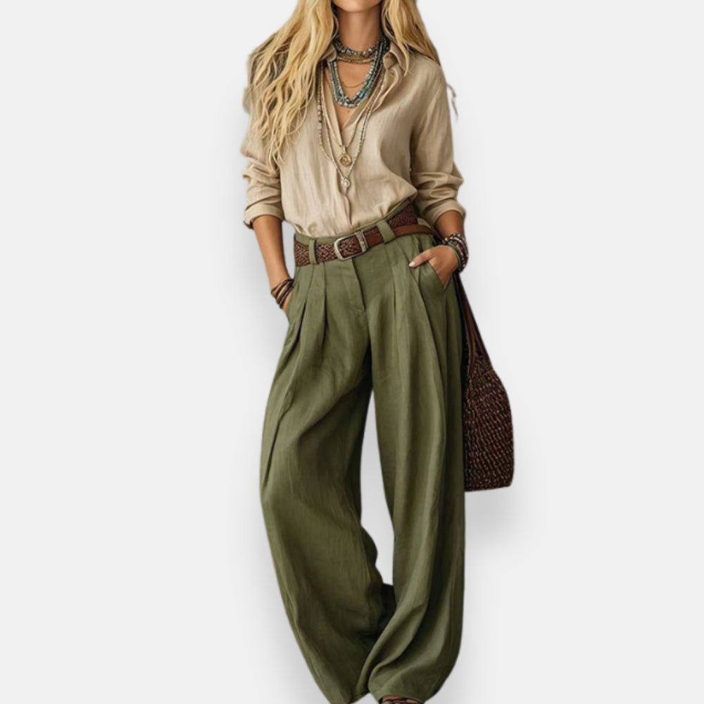 Orable - Conjunto De Camisa Y Pantalón