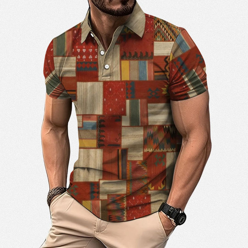 Gasan - Polo de Manga Corta Multicolor