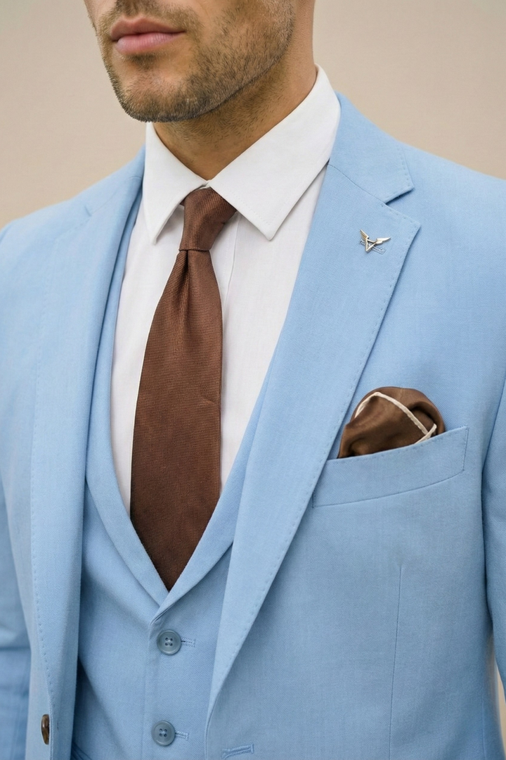 Jiannis - Elegante Traje De Tres Piezas