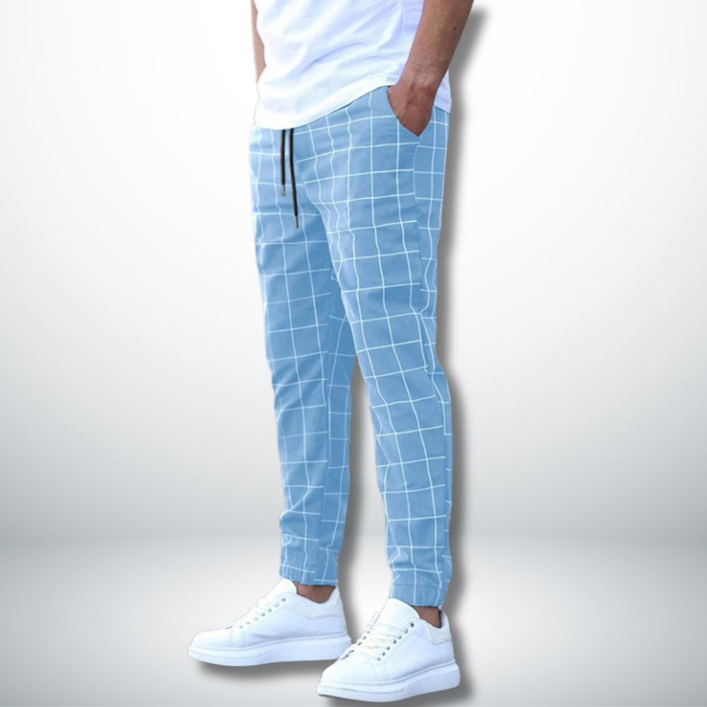 Doriano - Cómodos Pantalones de Cuadros