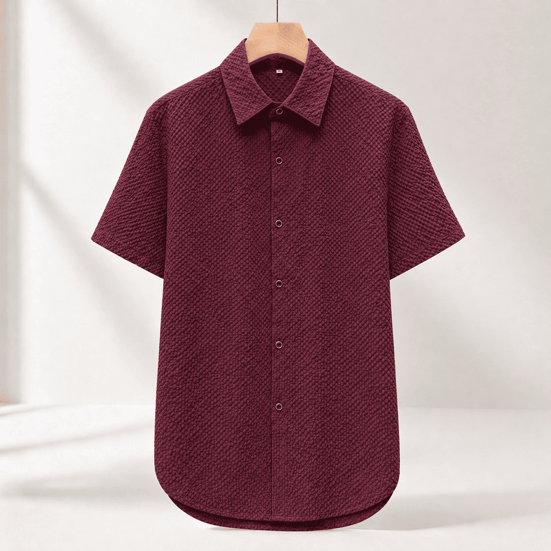 Filipe - Camisa De Manga Corta Con Textura