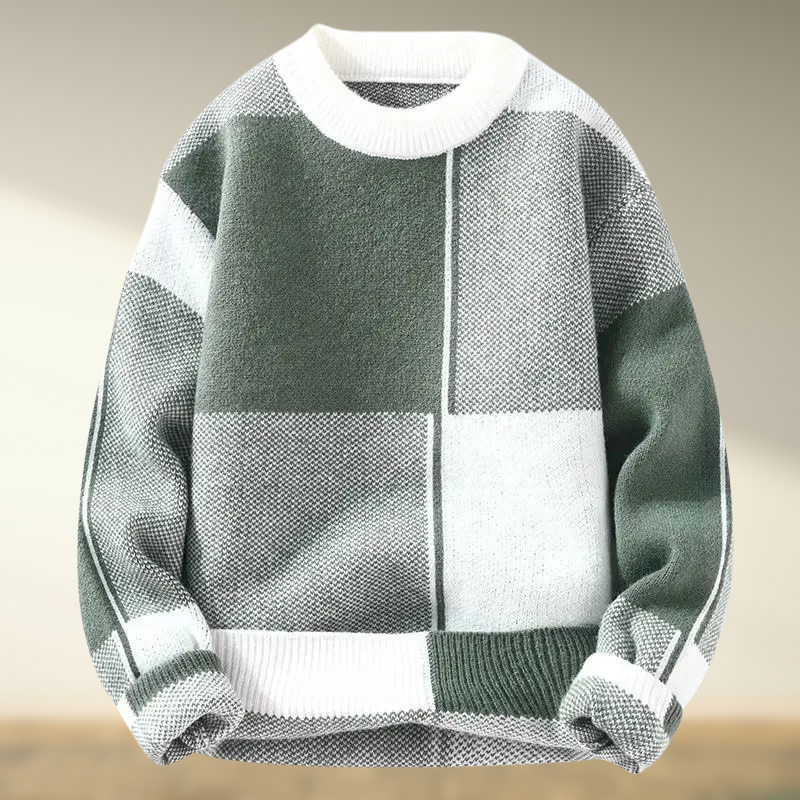Zharif – Jersey de Cuello Redondo y Manga Larga gGrueso