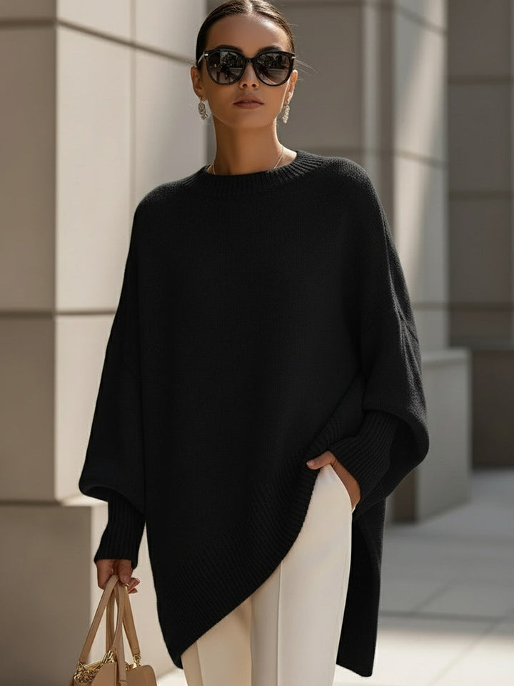 Phobe – Jersey De Punto Asimétrico Oversize