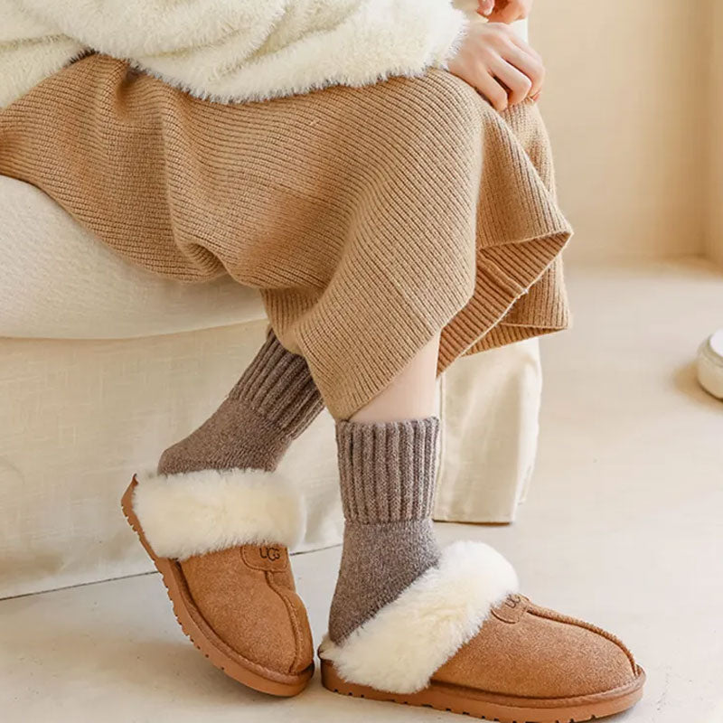 Woolora - Lujo Lana Cálida Calcetines