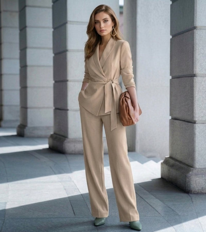 Asya - Elegante Traje Informal De Dos Piezas