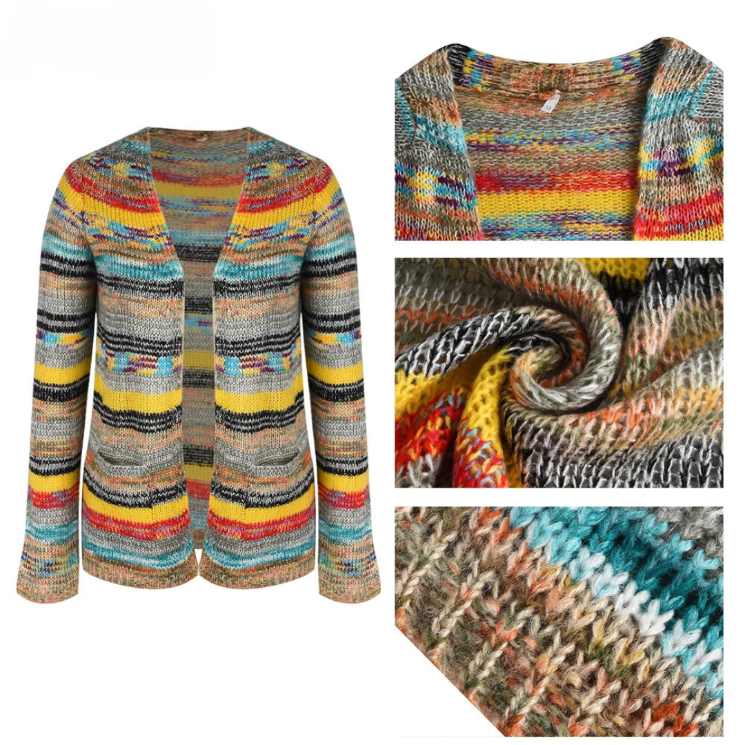 Sandrine – Chaleco De Punto De Colores