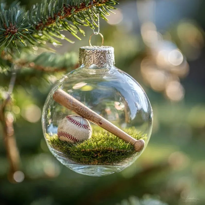 MerryBall - Adorno Navideño Deportivo Bola de Cristal