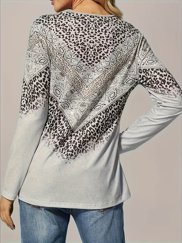 Dainora - Vestido Mini Estampado Tártaro De Estilo étnico