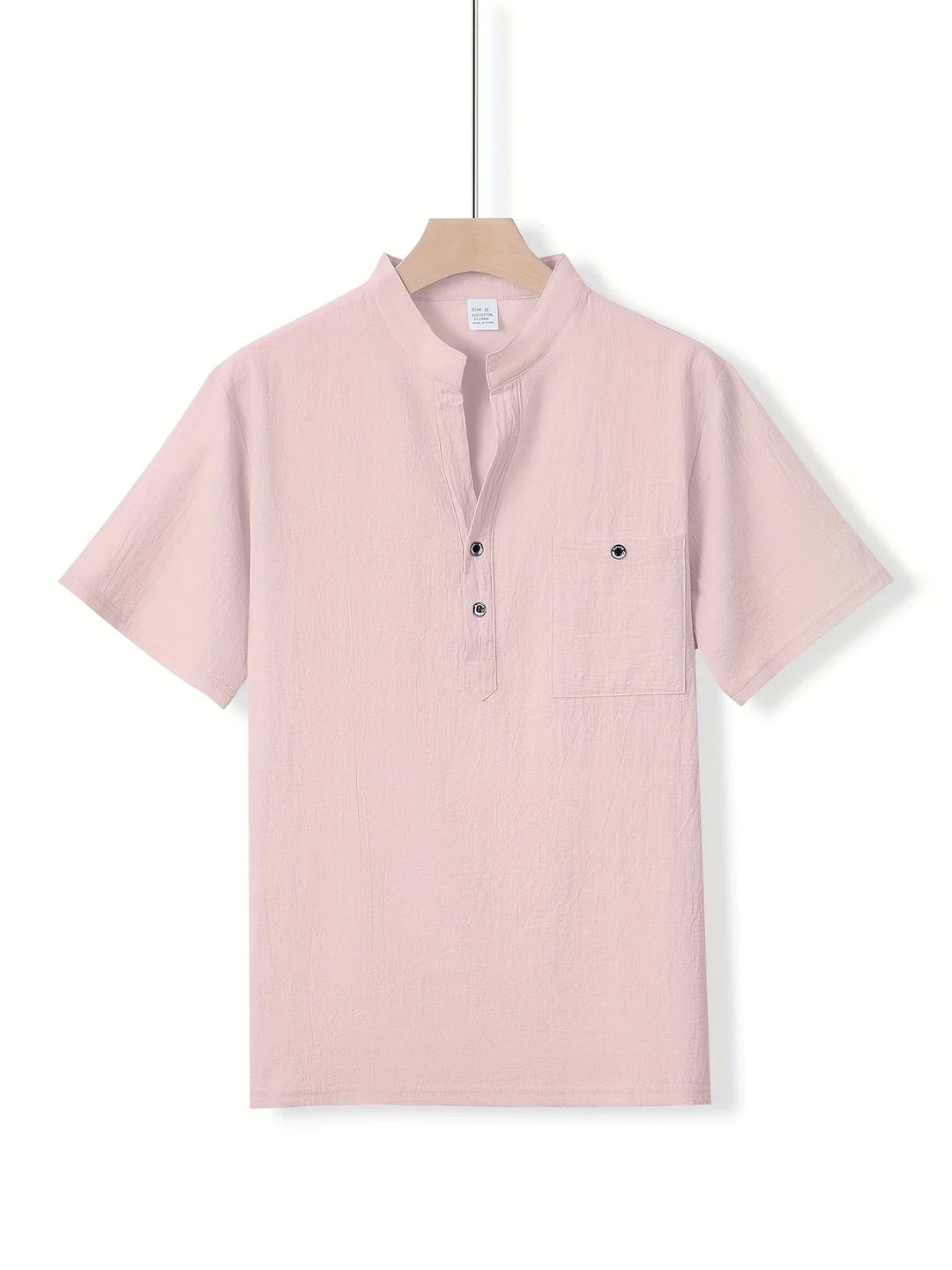 Markos - Camisa Informal De Manga Corta Con Botones