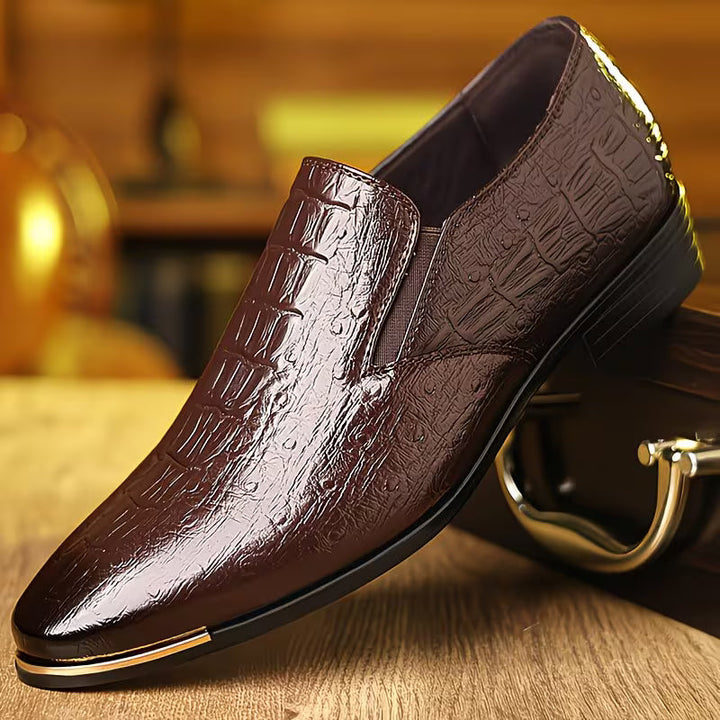 Natanor - Zapatos Informales Con Estampado de Cocodrilo