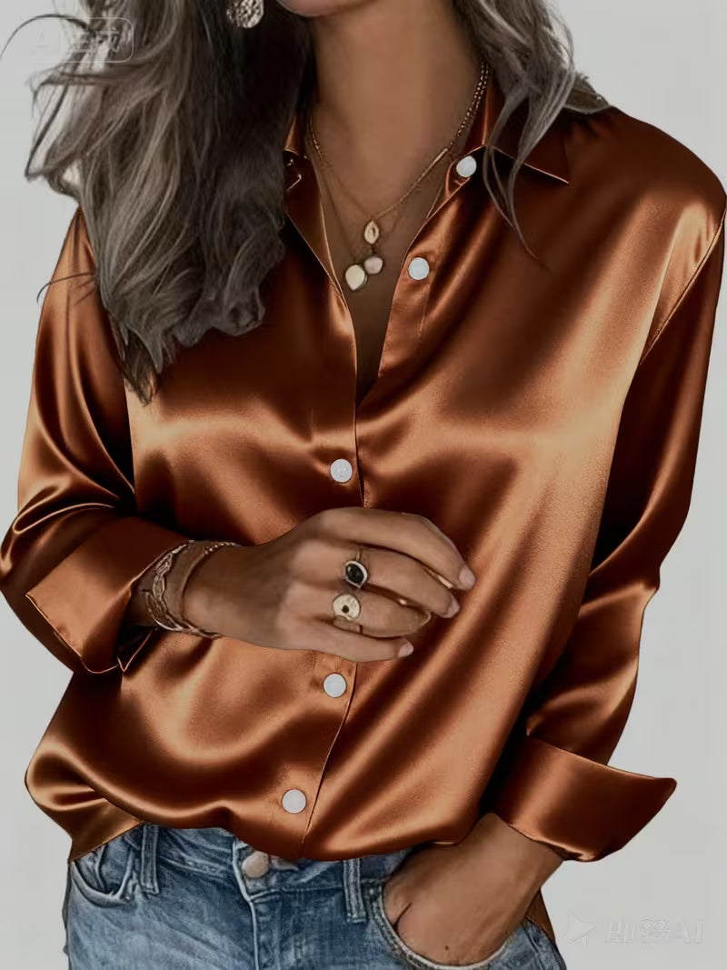 Kelina - Camisa De Manga Larga Con Botones