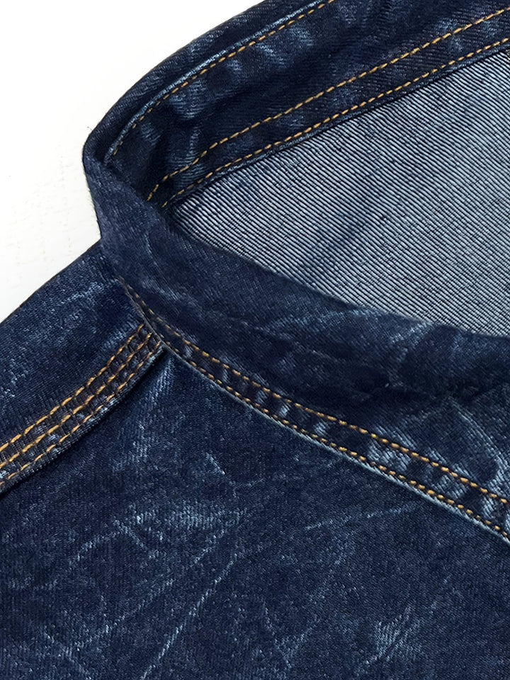 Dolvin - Camisa Informal De Manga Larga Con Doble Bolsillo