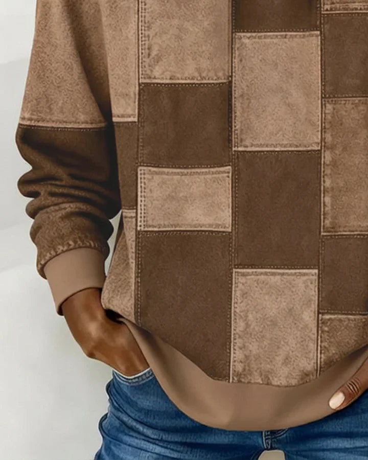 Yaralyn - Sudadera con Capucha de manga Larga y Estampado a Cuadros