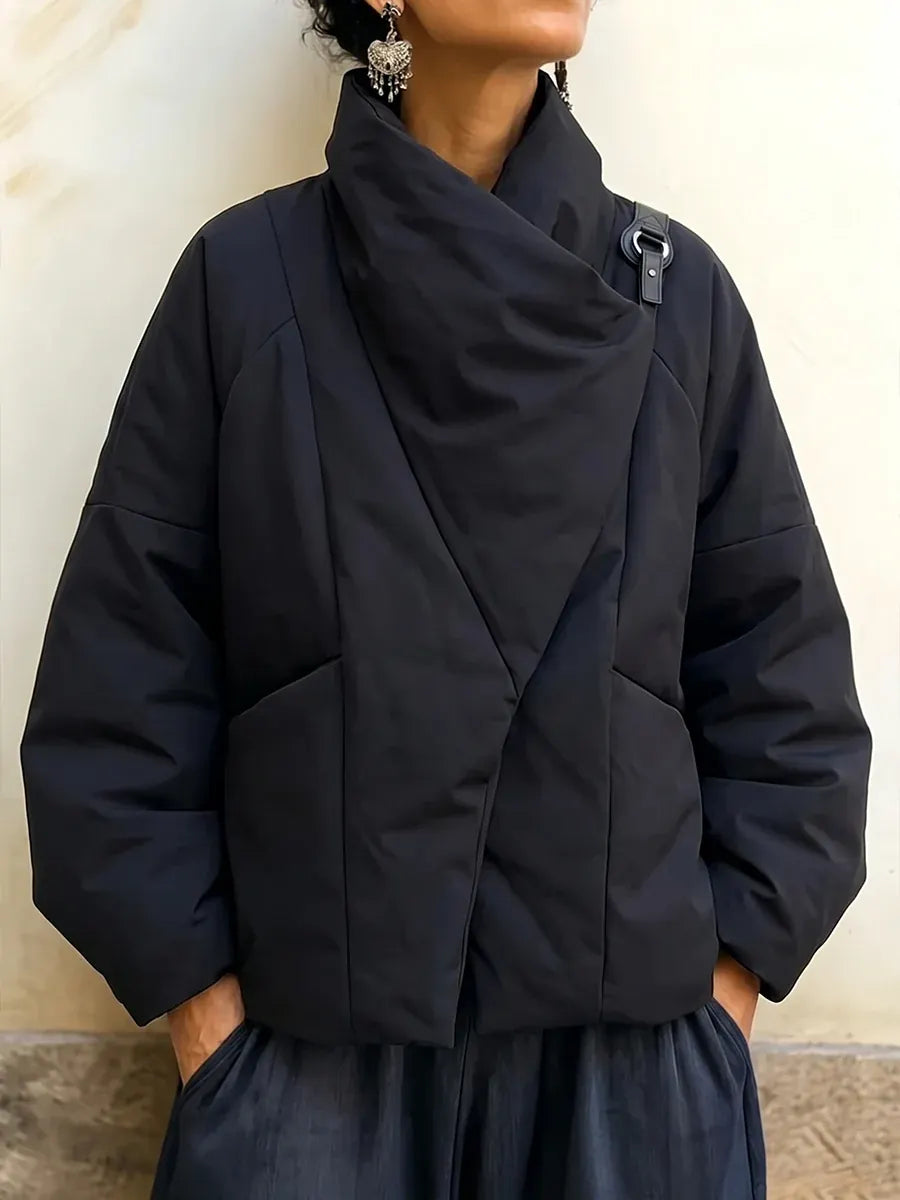 Macayla - Chaqueta Acolchada Asimétrica
