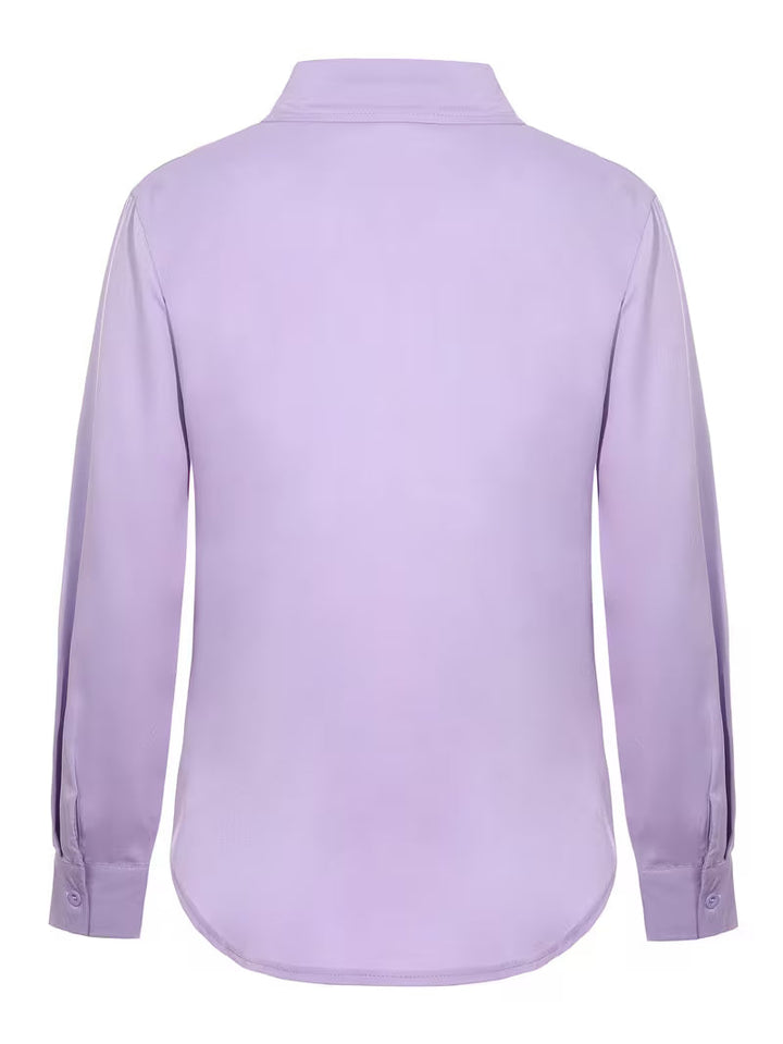 Jorunn - Blusa De Manga Larga Con Aberturas y Bordados