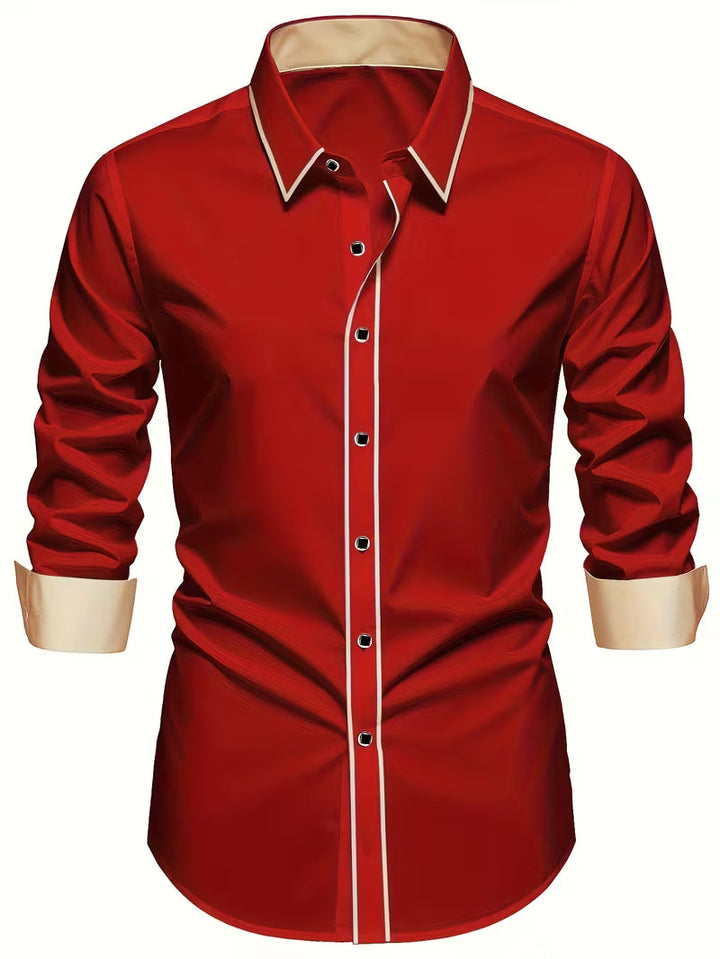 Daven - Camisa Informal De Corte Entallado