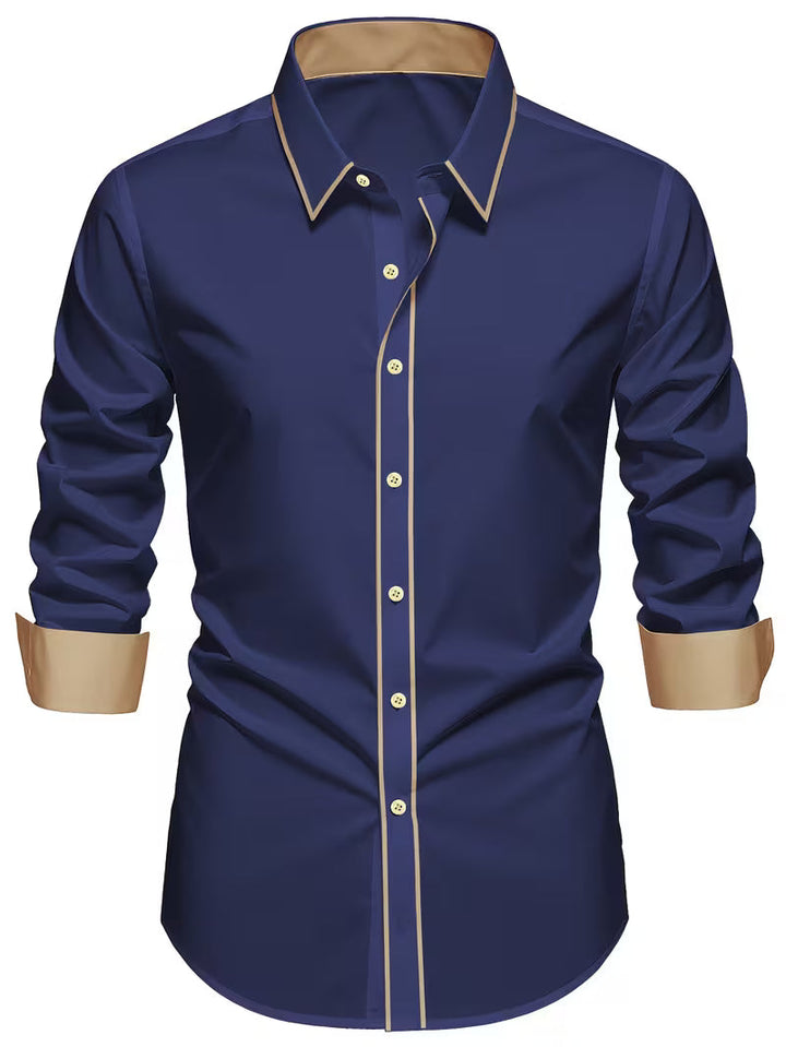 Daven - Camisa Informal De Corte Entallado