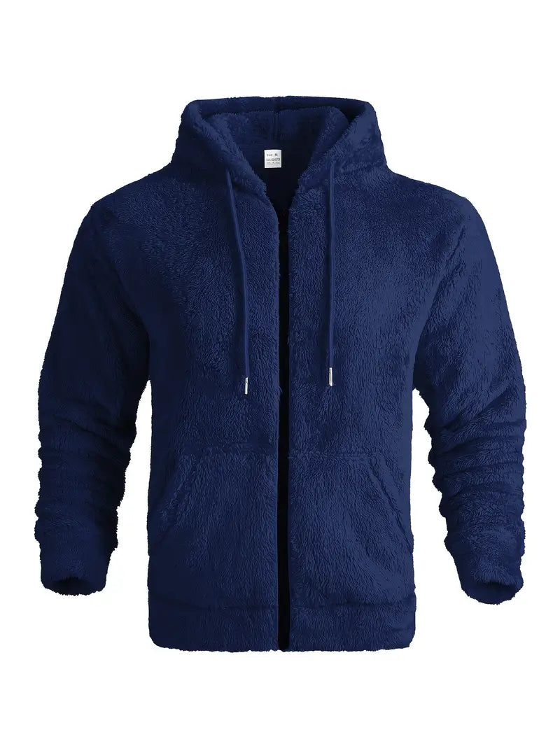 Ushakov - Sudadera Con Capucha y Cremallera Manga Larga Estilo Informal