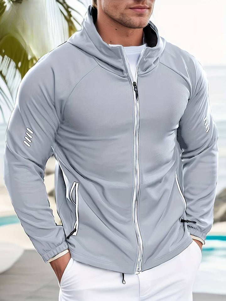 Lauris - Chaqueta Ligera Con Capucha y Cremallera