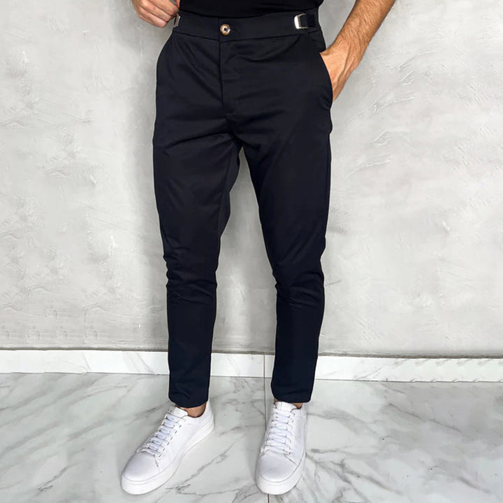Matan - Pantalones Clásicos Elásticos De Corte Ajustado