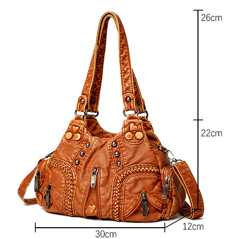 Alician - Bolso Boho con Múltiples Bolsillos con Cremallera