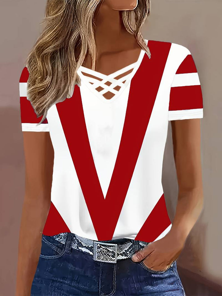 Maia - Camiseta Estampada De Manga Corta De Verano