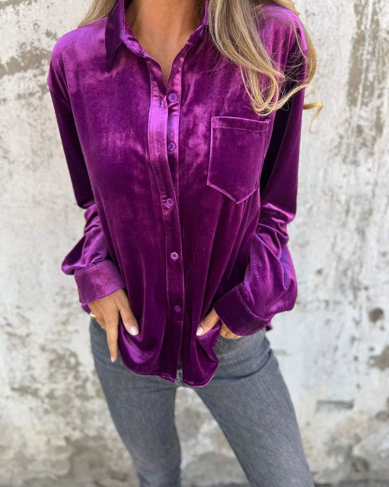 Arinka - Elegante Camisa de Manga Larga