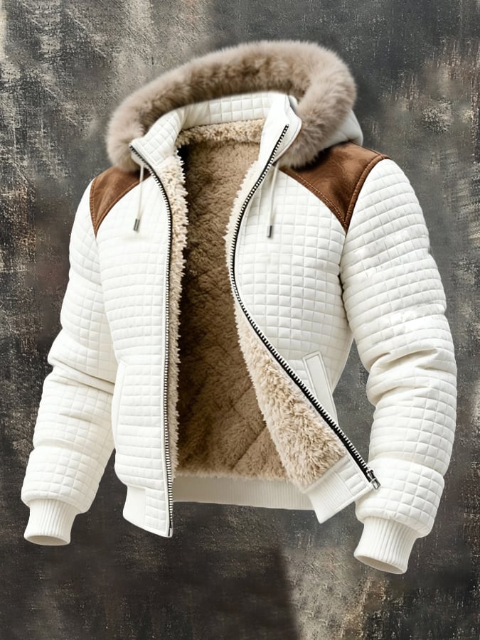 Vikram - Chaqueta Retro Cálida De Waffle Para Exteriores