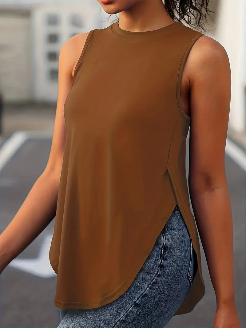 Desirae - Camisa Sin Mangas Transpirable