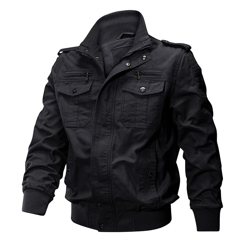 Miltin - Chaqueta Bomber Militar De Estilo Cargo