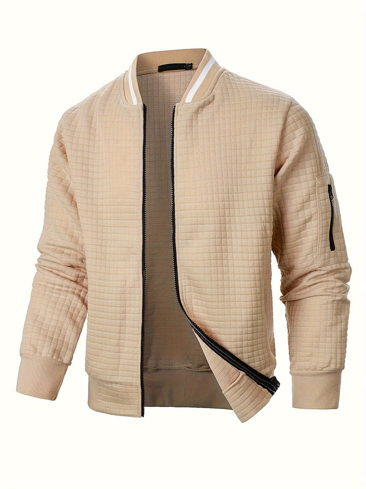 Benjie - Chaqueta Tipo Cárdigan Con Cuello Alto Y Cremallera