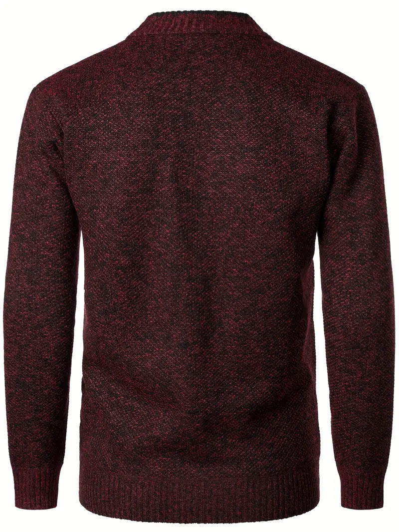Fulton - Jersey De Punto Informal Con Manga Larga