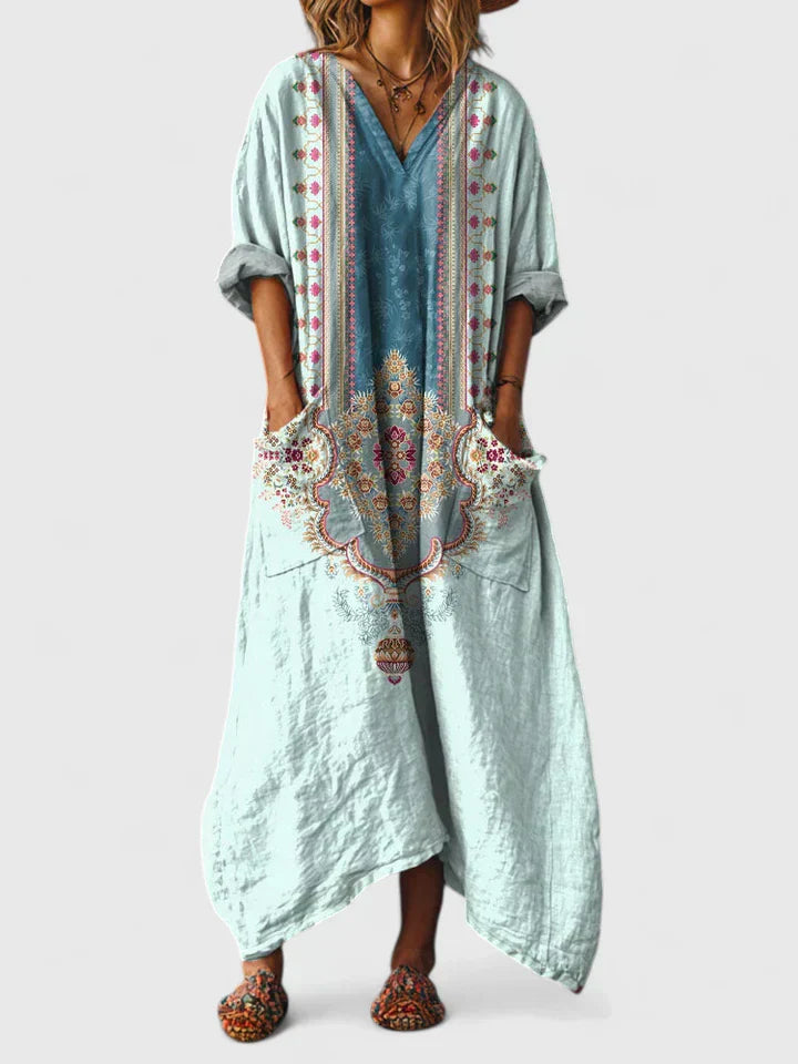 Chathumi - Vestido Elegante Con Estampado
