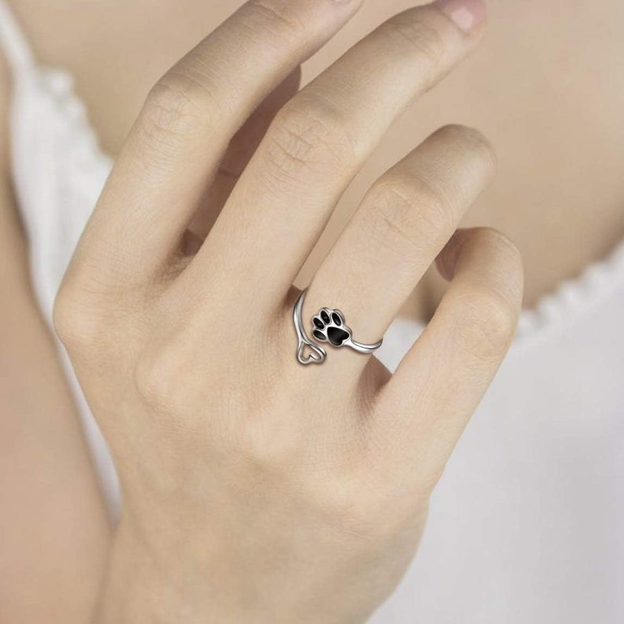 HeartPa - Anillo Hecho a Mano con Huella y Corazón