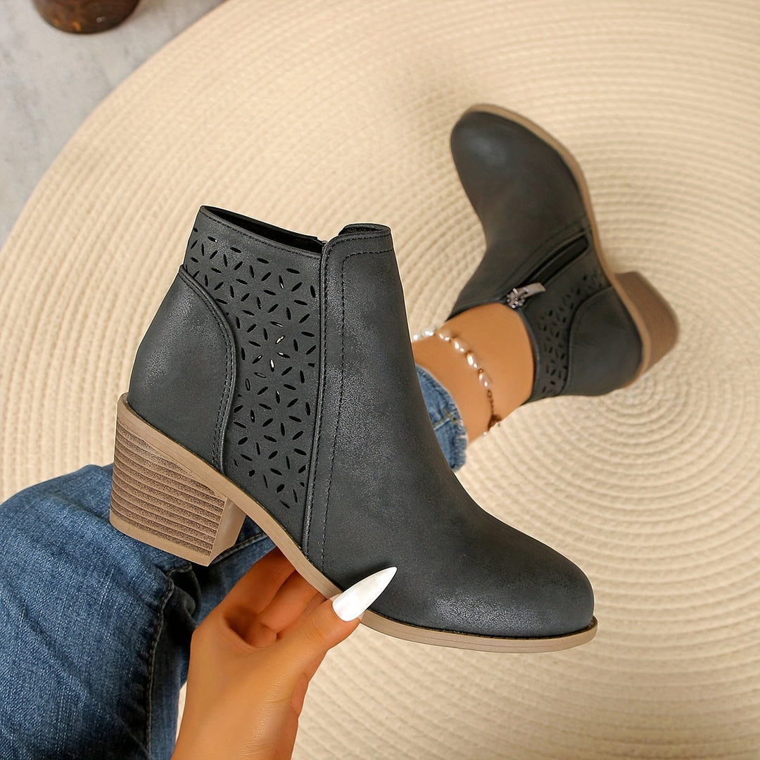 Fredrika - Botines Transpirables Con Cremallera