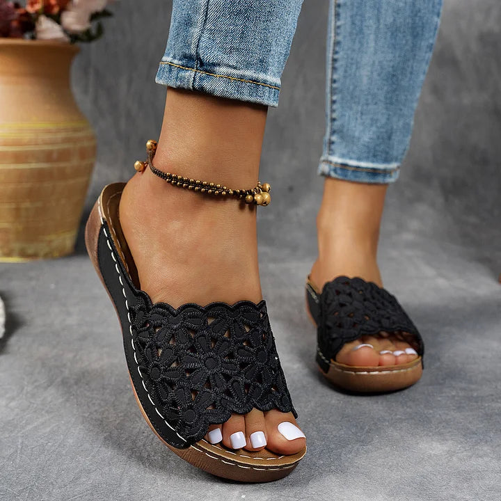Navodya - Sandalias Elegantes Con Motivos de Peces