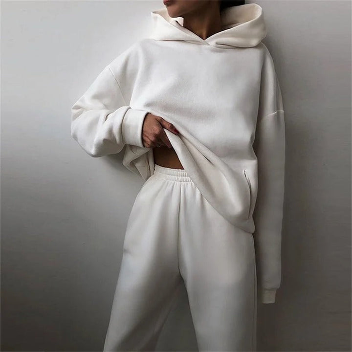Yoselin - Conjunto de dos Piezas con Sudadera con Capucha talla Grande y Cálida