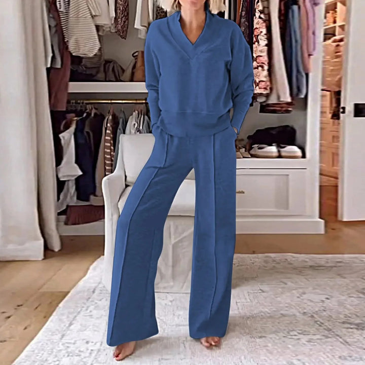 Hanna - Cómodo conjunto de top y pantalón de 2 piezas