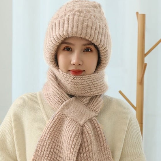 Abelina – Protección Auditiva Integrada Gorro Cortavientos Bufanda
