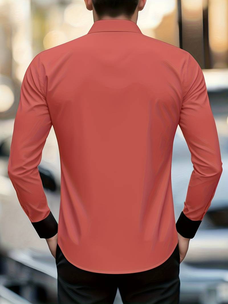 Shoval - Elegante Camisa De Manga Larga Con Botones