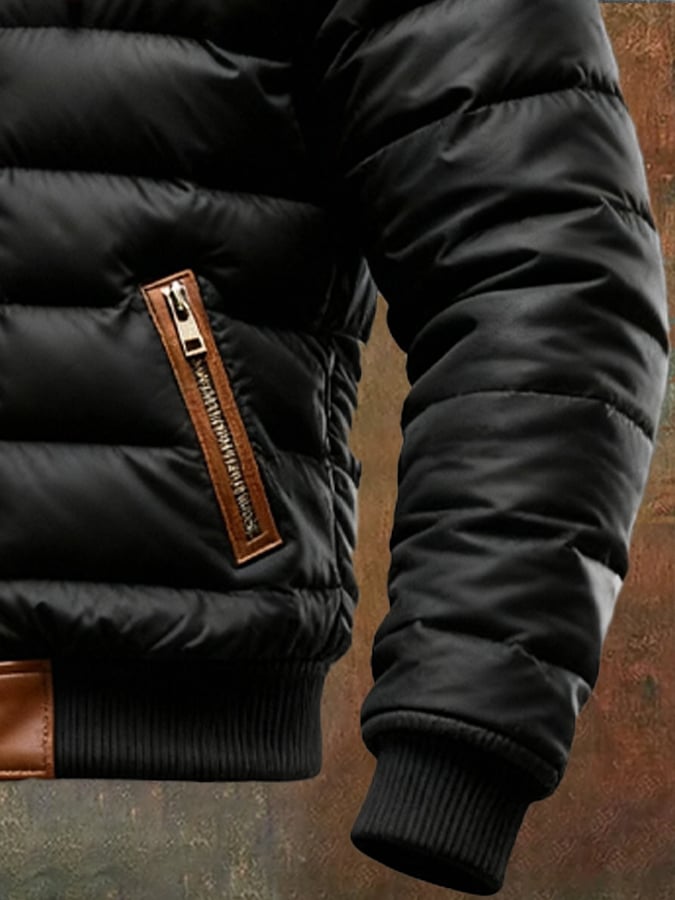 Mikhail - Chaqueta Acolchada Con Capucha y Cremallera