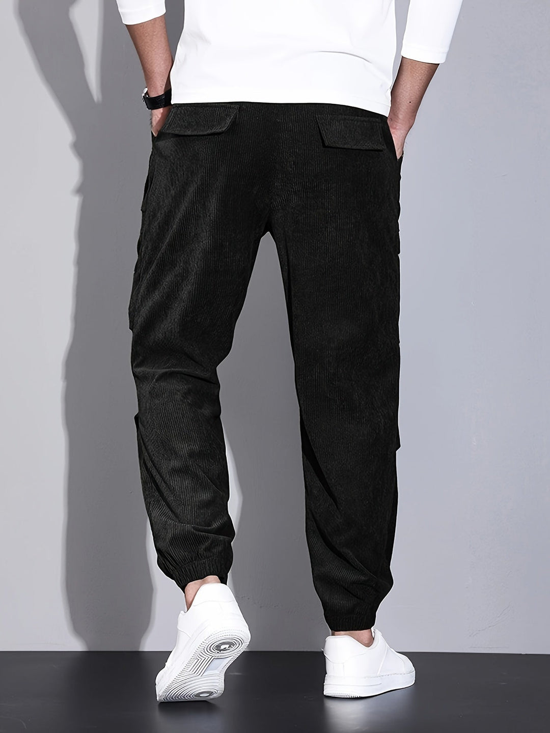 Blevin - Pantalones Carga Con Múltiples Bolsillos