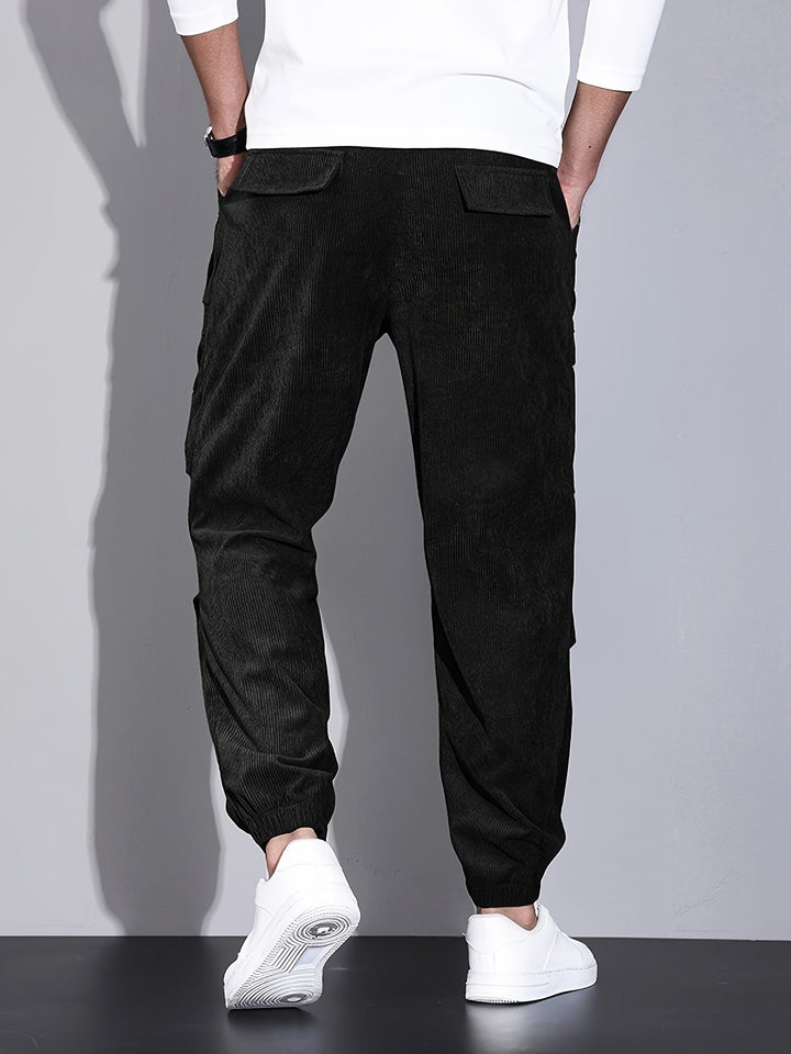 Blevin - Pantalones Carga Con Múltiples Bolsillos