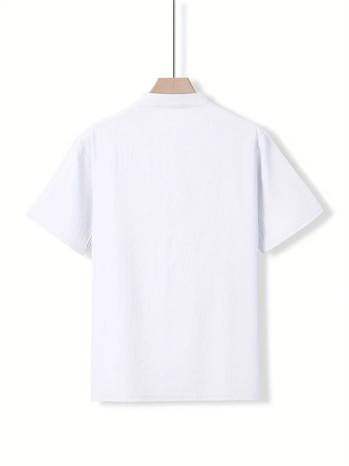 Markos - Camisa Informal De Manga Corta Con Botones
